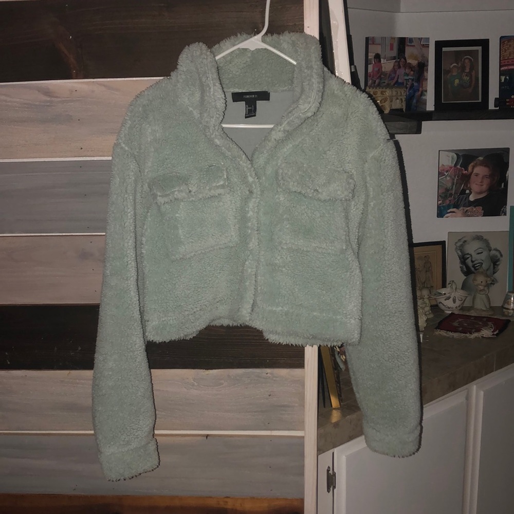 Forever 21 Teddy Short Jacket